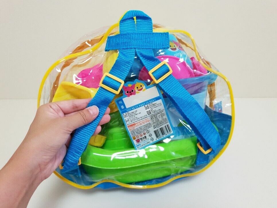 韓國直送 Baby Shark 沙灘玩具套裝連背囊