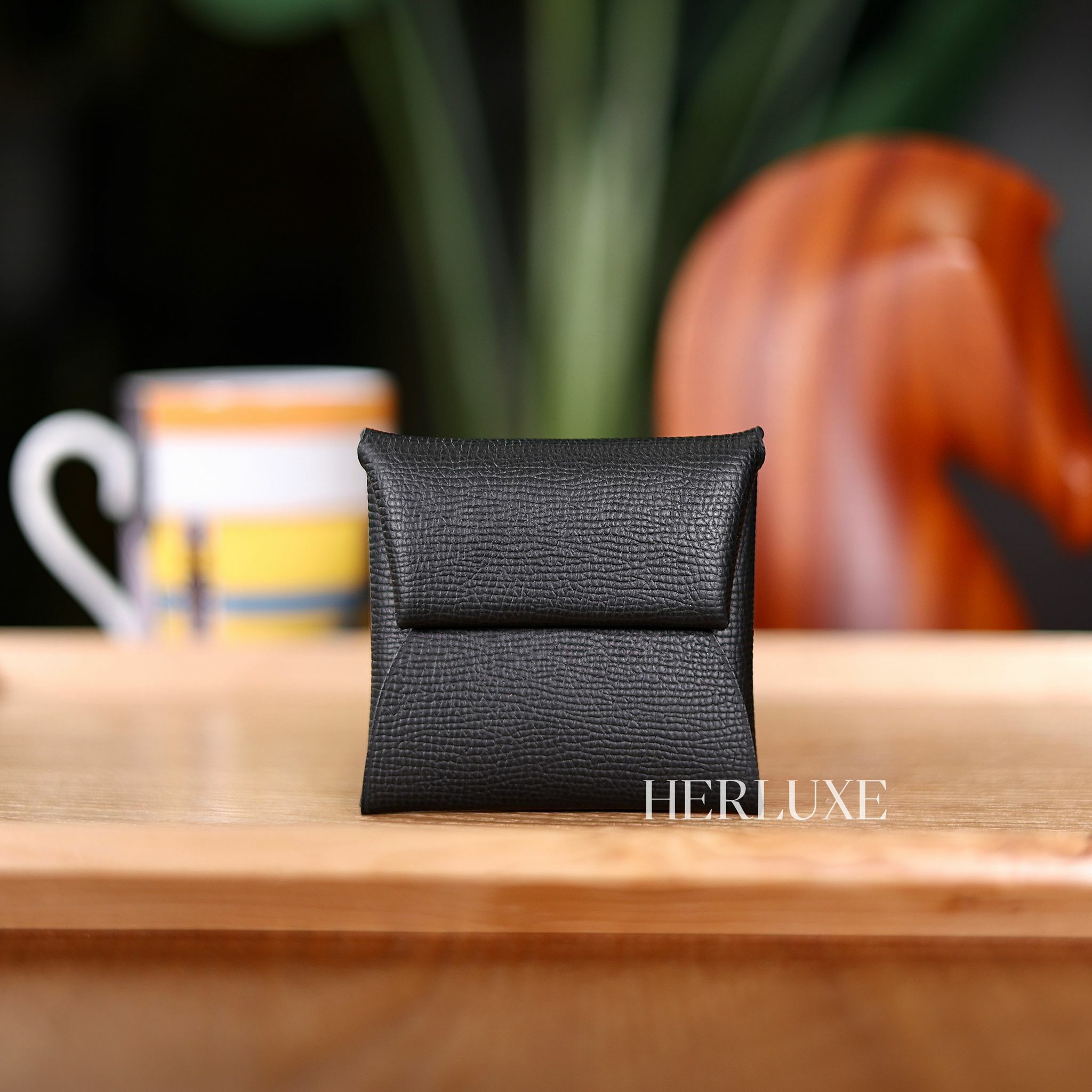 Bastia change purse 89 noir epsom