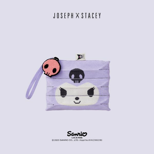 JOSEPH & STACEY X Sanrio LUCKY PLEATS KNIT CLUTCH S