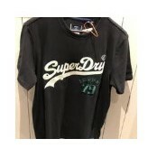 [S] SUPERDRY VINTAGE VL INTEREST TEE,BLACK, M1011322A-02A [FINAL SALE] (SSD82)