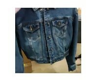 [S] DKNY PUFF SLEEVE SDENIM JACKET,DARK WASH, E23D6HTN-DARK WASH (SD532)