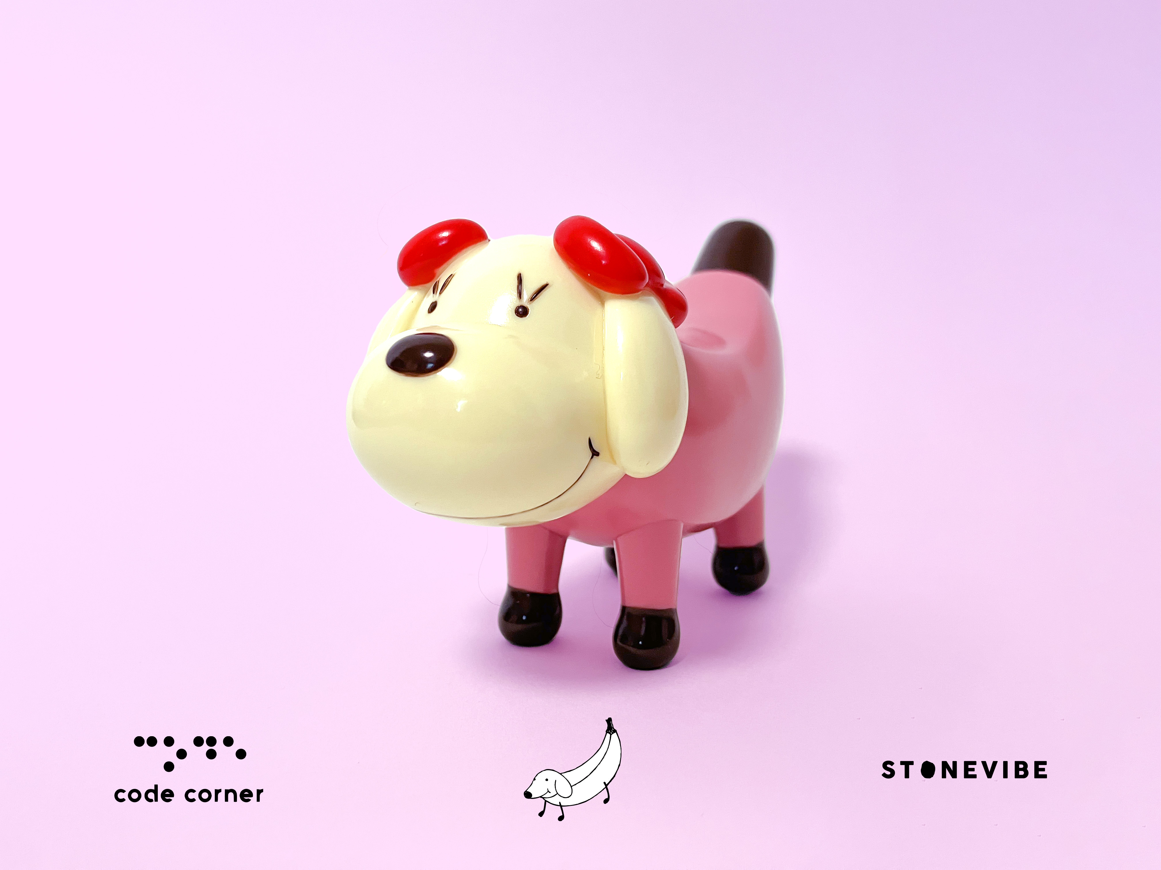 BANANA DOG - PINK GIRL