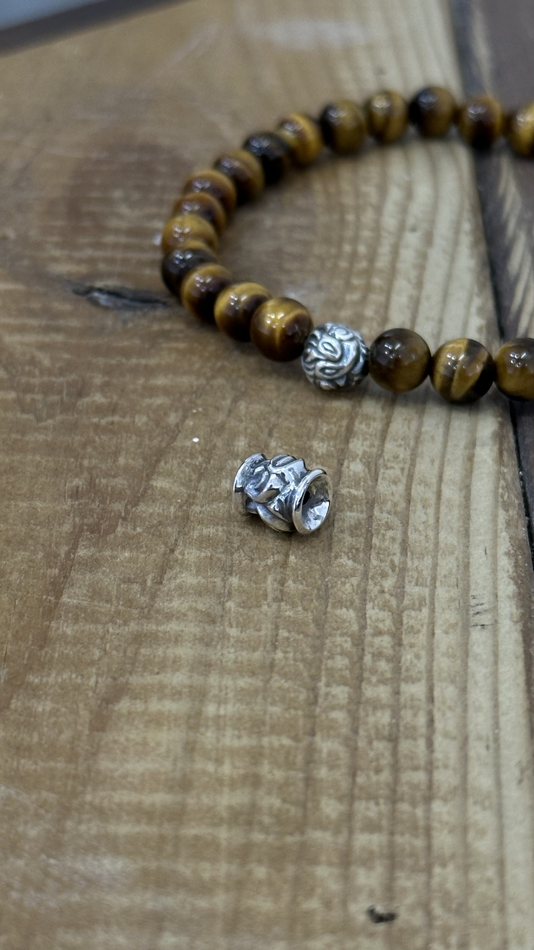 Lone Ones 6mm Silver Bead