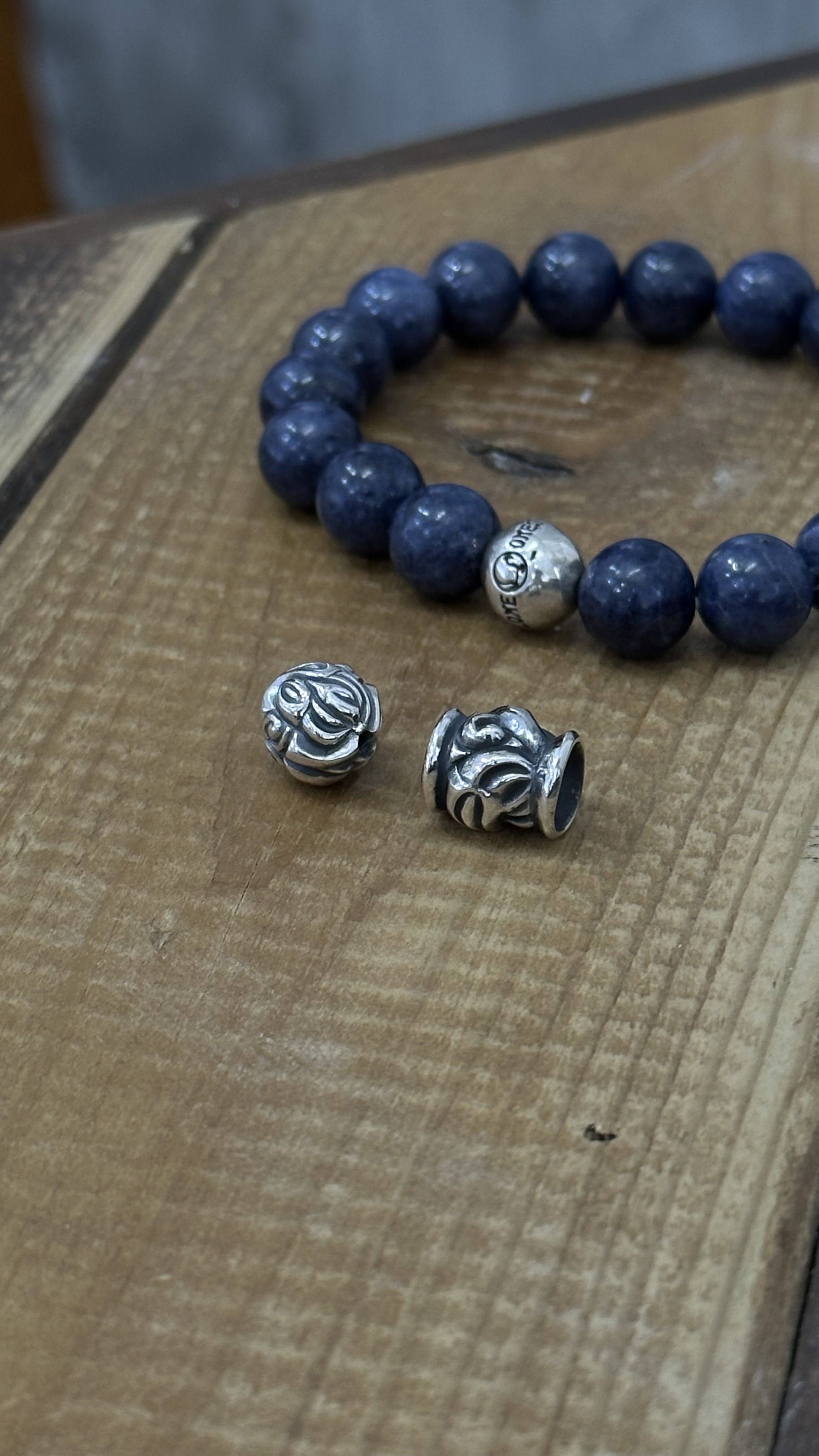 Lone Ones 10mm Silver Bead