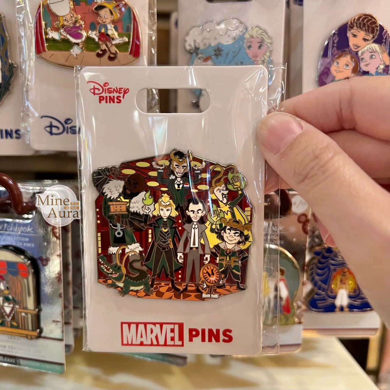 洛基 Loki 時鐘小姐 Miss Minutes 角色集合 造型 徽章 PIN 漫威 Marvel -香港迪士尼樂園