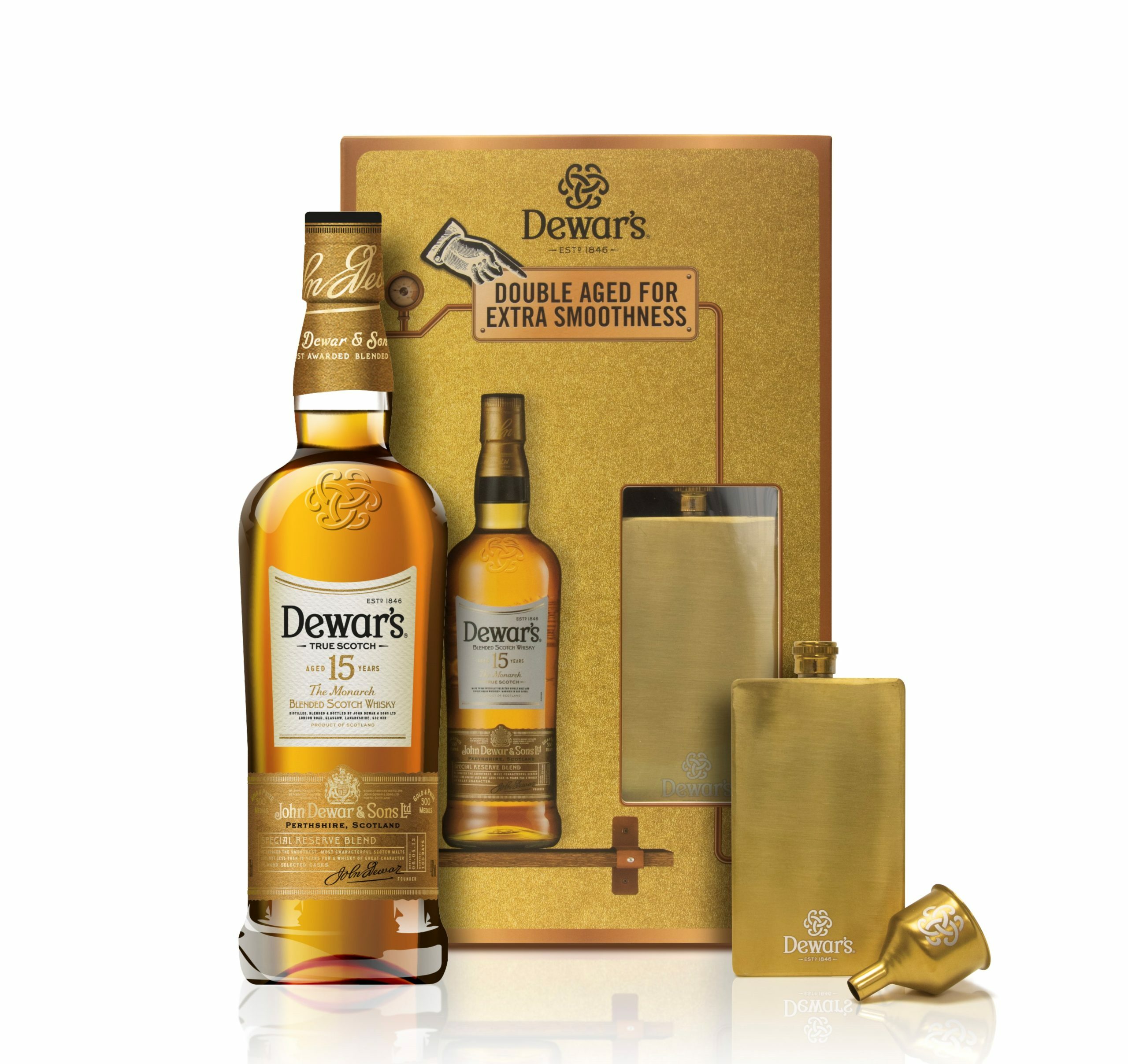 帝王 15年 調和威士忌禮盒 750mL + 酒壺及用具