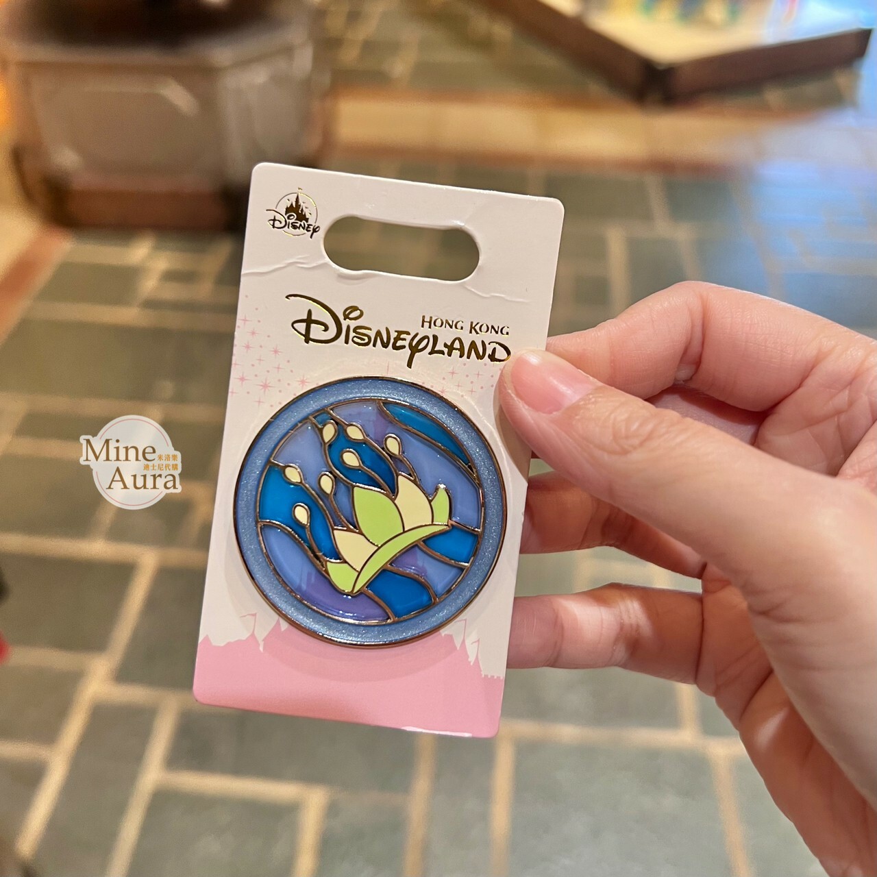 奇妙夢想城堡 蒂安娜 Tiana 公主 經典標誌 造型 徽章 PIN -香港迪士尼樂園