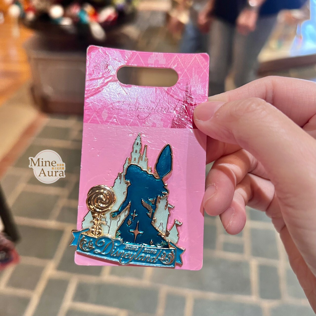 奇妙夢想城堡 莫娜 Moana 剪影 造型 徽章 PIN -香港迪士尼樂園