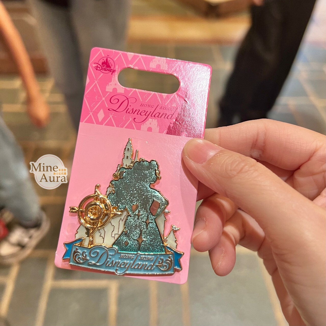 奇妙夢想城堡 梅莉達公主 Merida 剪影 造型 徽章 PIN 勇敢傳說 Brave -香港迪士尼樂園