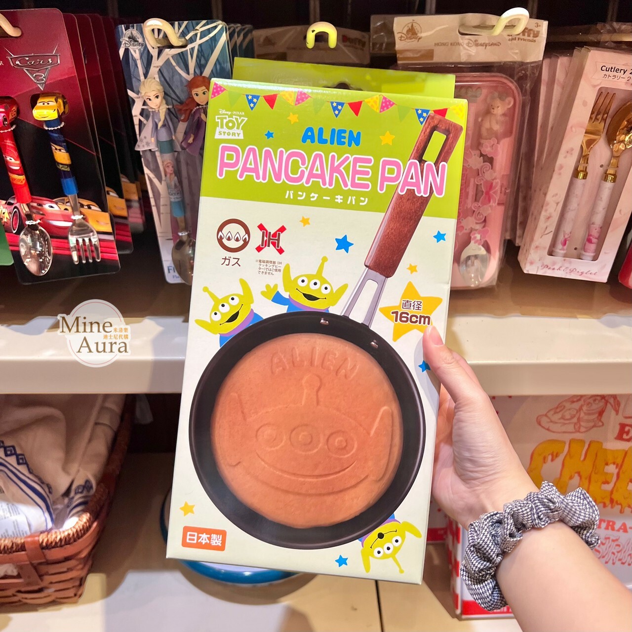 日本製 三眼怪 Alien 大頭造型 鬆餅 煎鍋 廚房用品 玩具總動員 Toy Story -香港迪士尼樂園