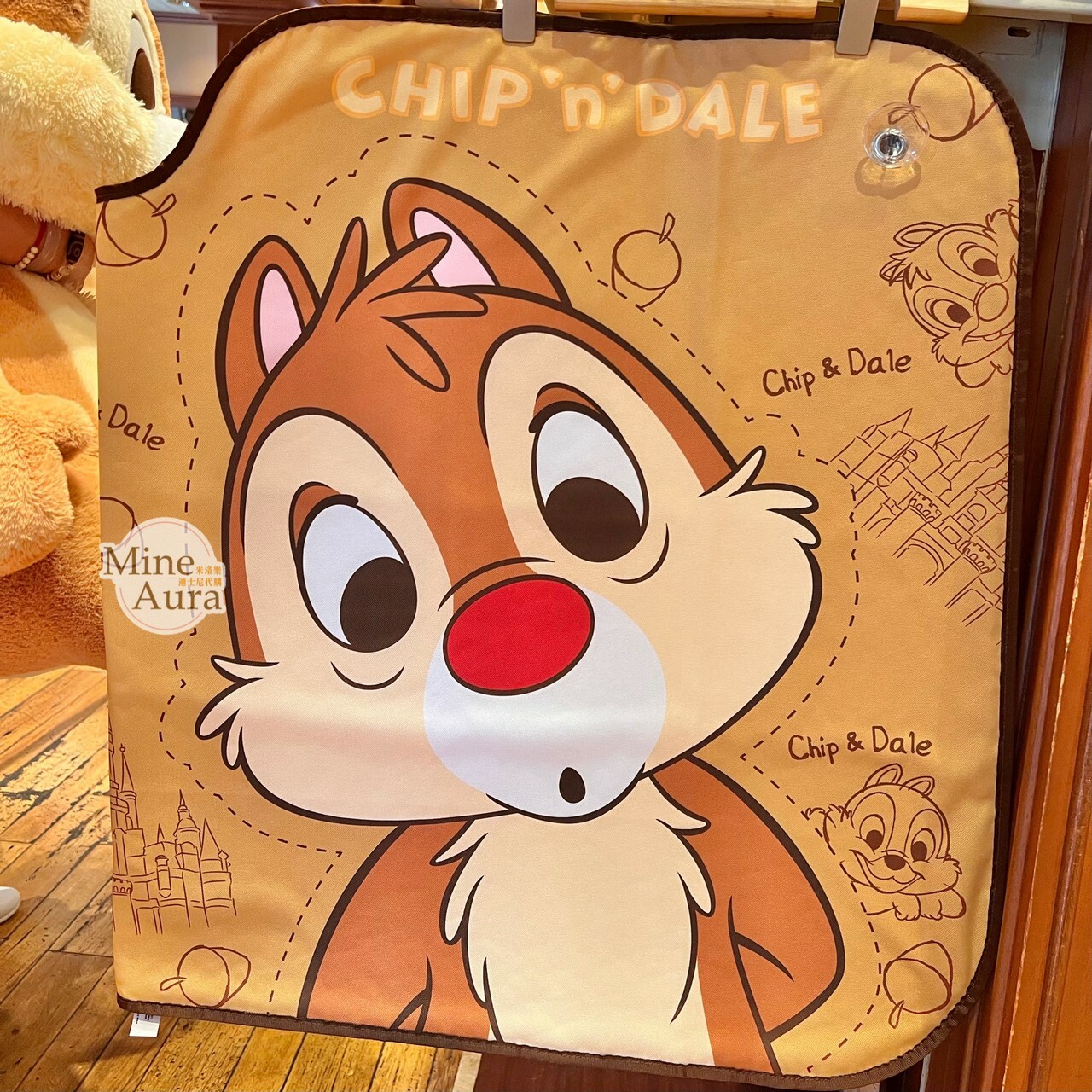 奇奇蒂蒂 Chip 'n Dale 前擋+側擋遮陽板組 汽車用品 -香港迪士尼樂園