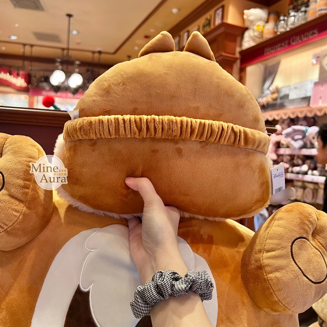 紅鼻 蒂蒂 Dale 腰墊 頸枕靠墊組 汽車用品 奇奇蒂蒂 Chip 'n Dale -香港迪士尼樂園