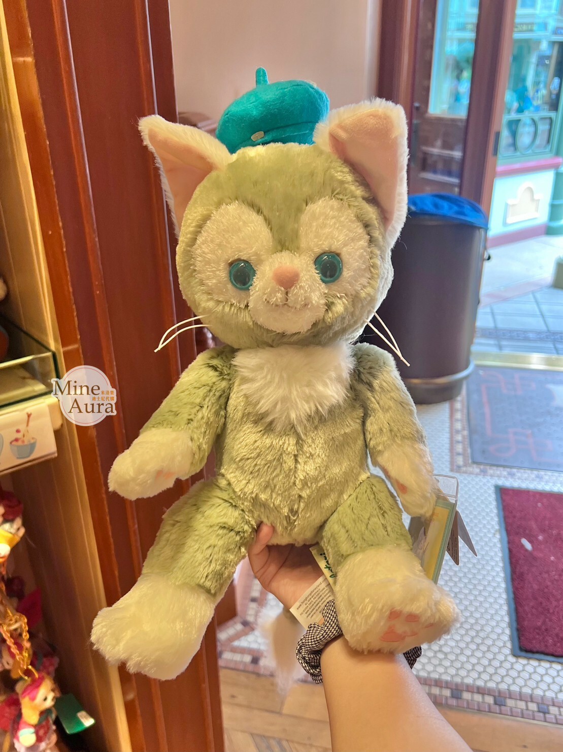 傑拉托尼 畫家貓 Gelatoni S號 娃娃 玩偶 -香港迪士尼樂園