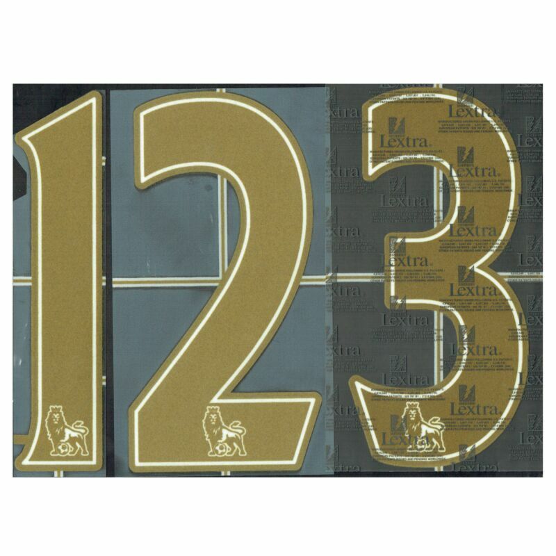 2007-2013 SportingID Premier League Official Number - Gold