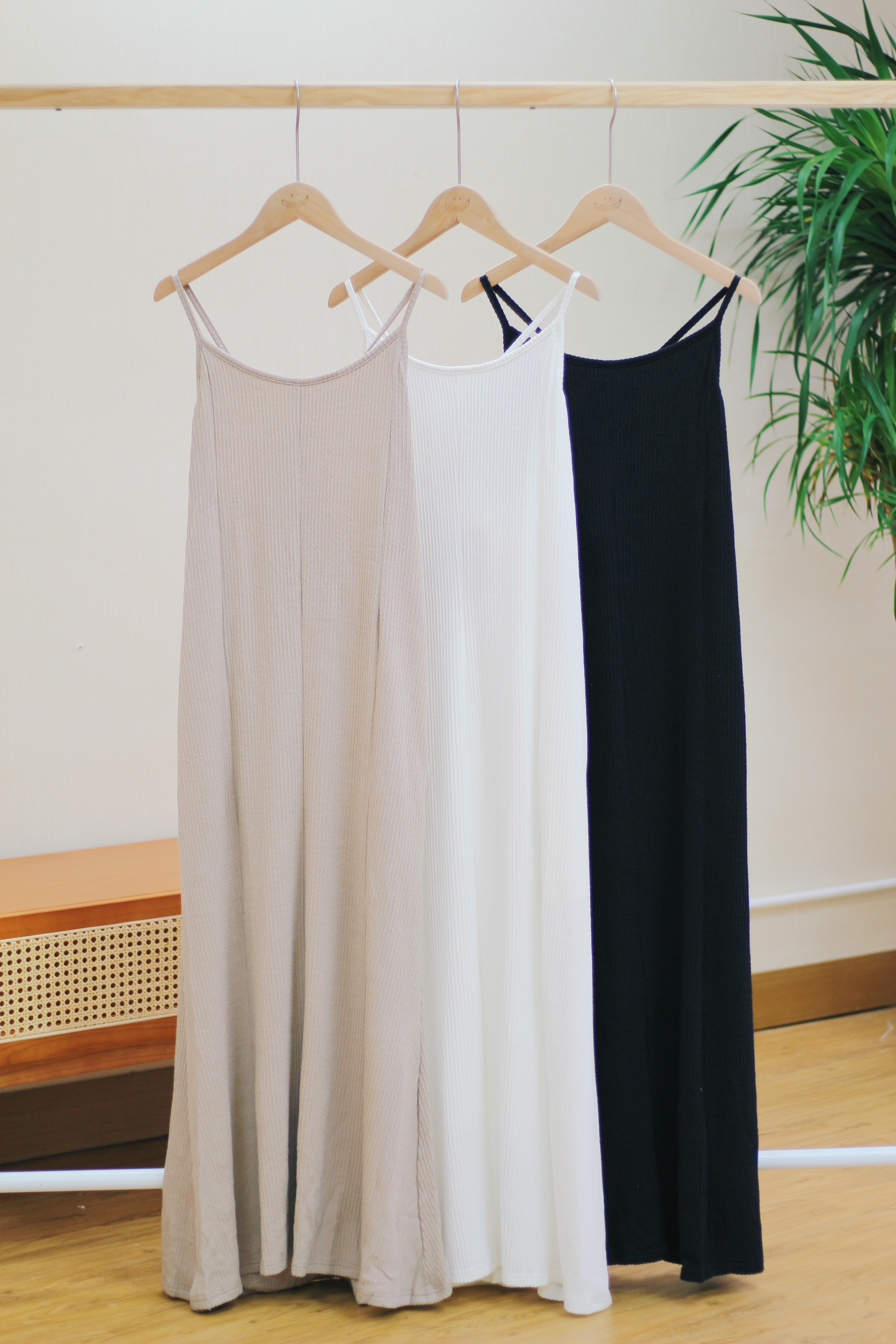 三色／後綁帶小魚尾連身裙／Mermaid Dress