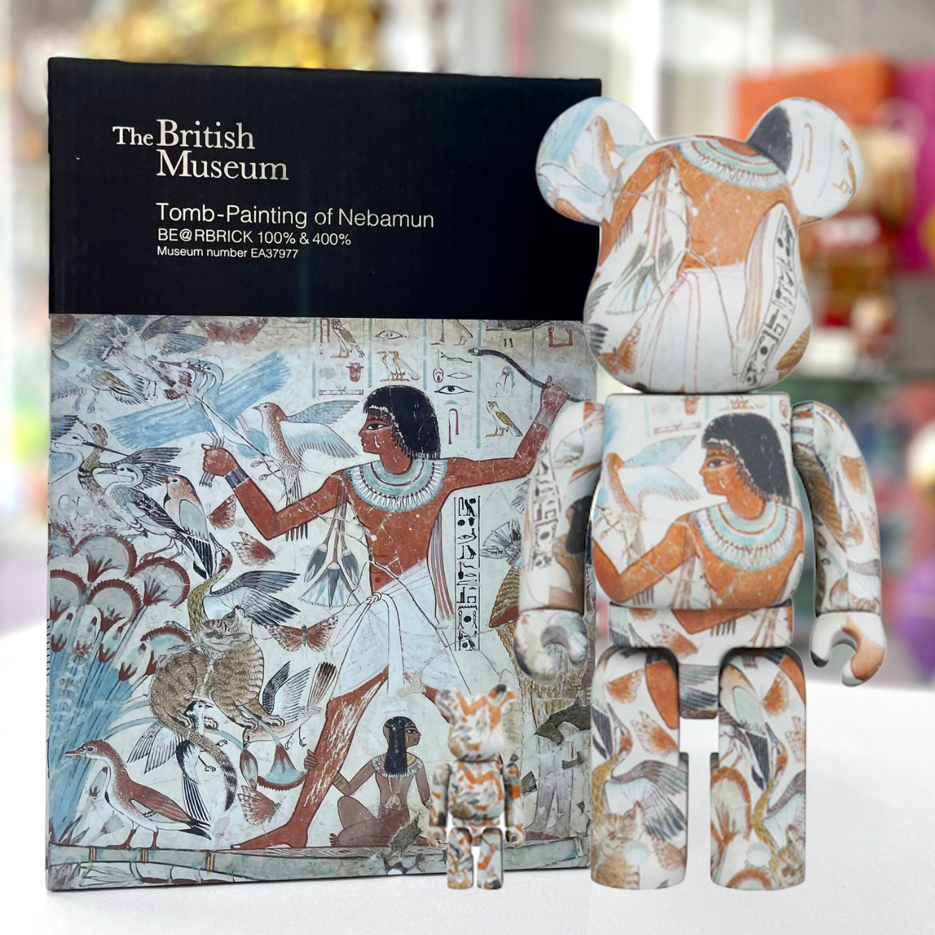 100%+400% The British Museum BE@RBRICK "Tomb-Painting of Nebamun"