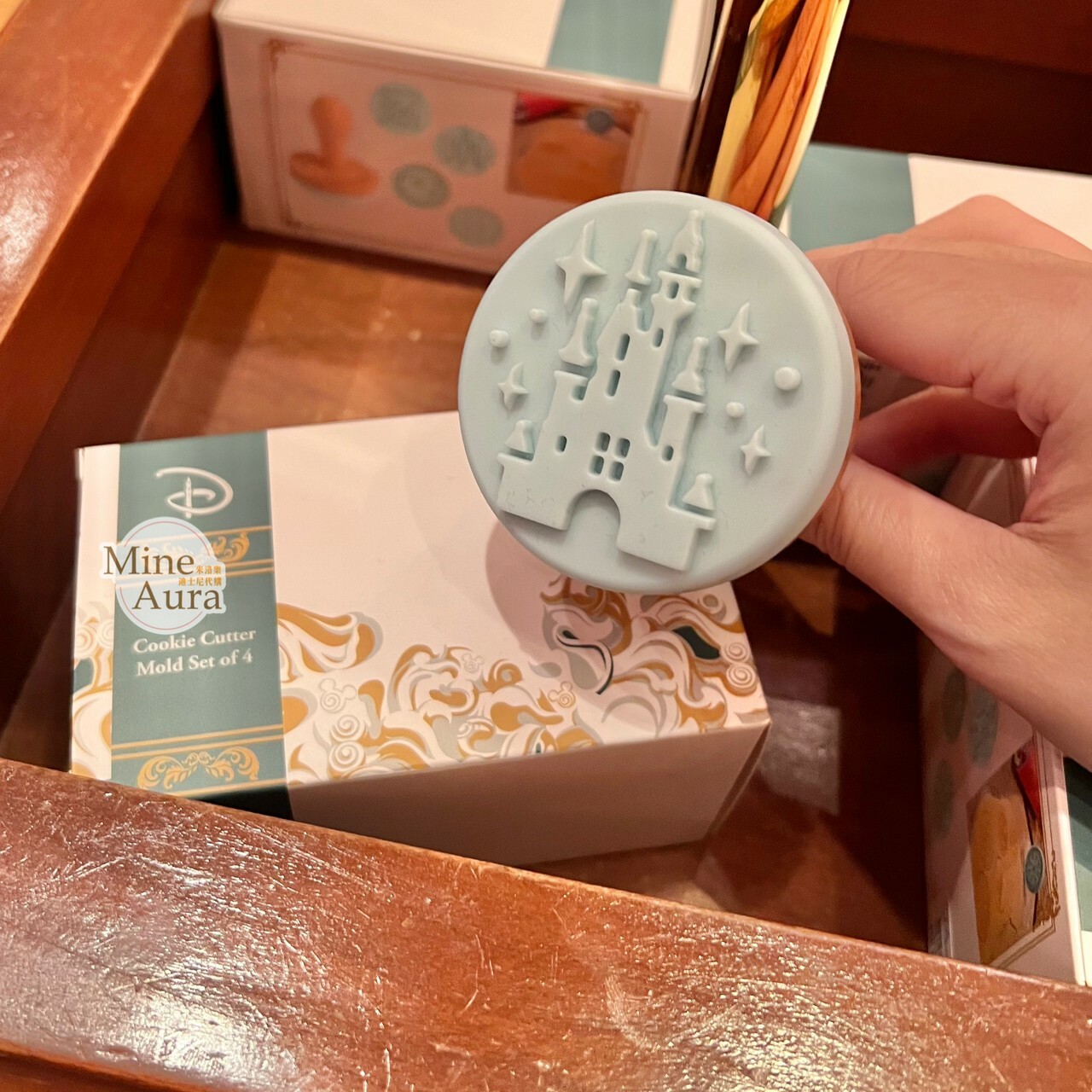 (特價現貨) 奇妙夢想城堡 米奇 Mickey 餅乾 模具組 壓模章組 -香港迪士尼樂園