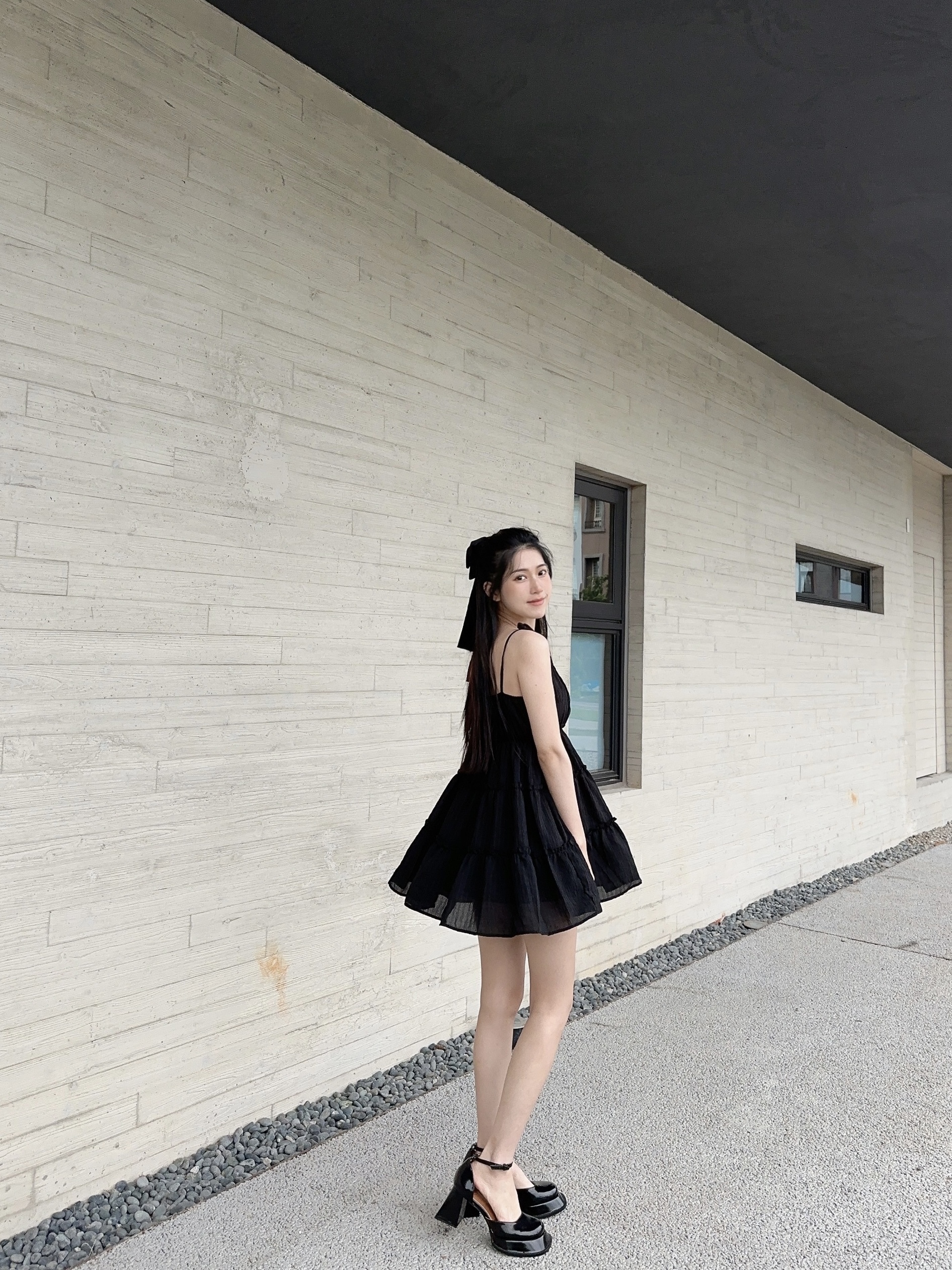 𝐂𝐡𝐢𝐞𝐬𝐭𝐮𝐝𝐢𝐨訂製·度假甜美蛋糕裙/黑色