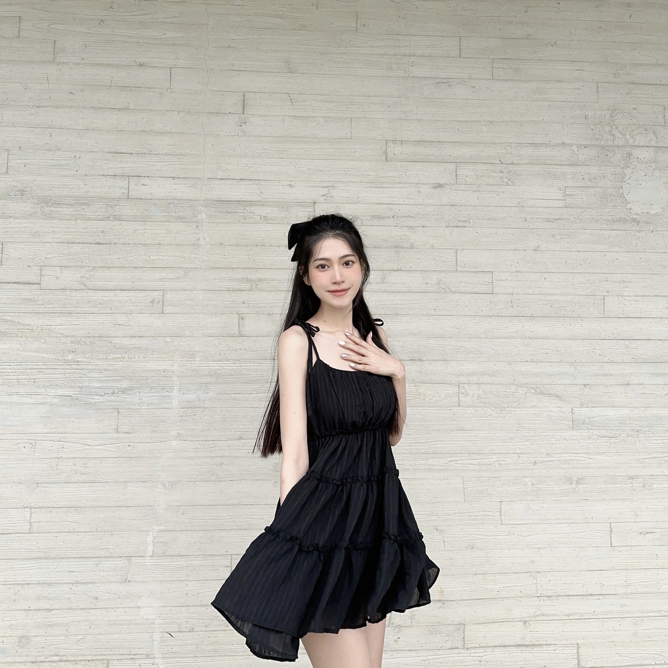 𝐂𝐡𝐢𝐞𝐬𝐭𝐮𝐝𝐢𝐨訂製·度假甜美蛋糕裙/黑色