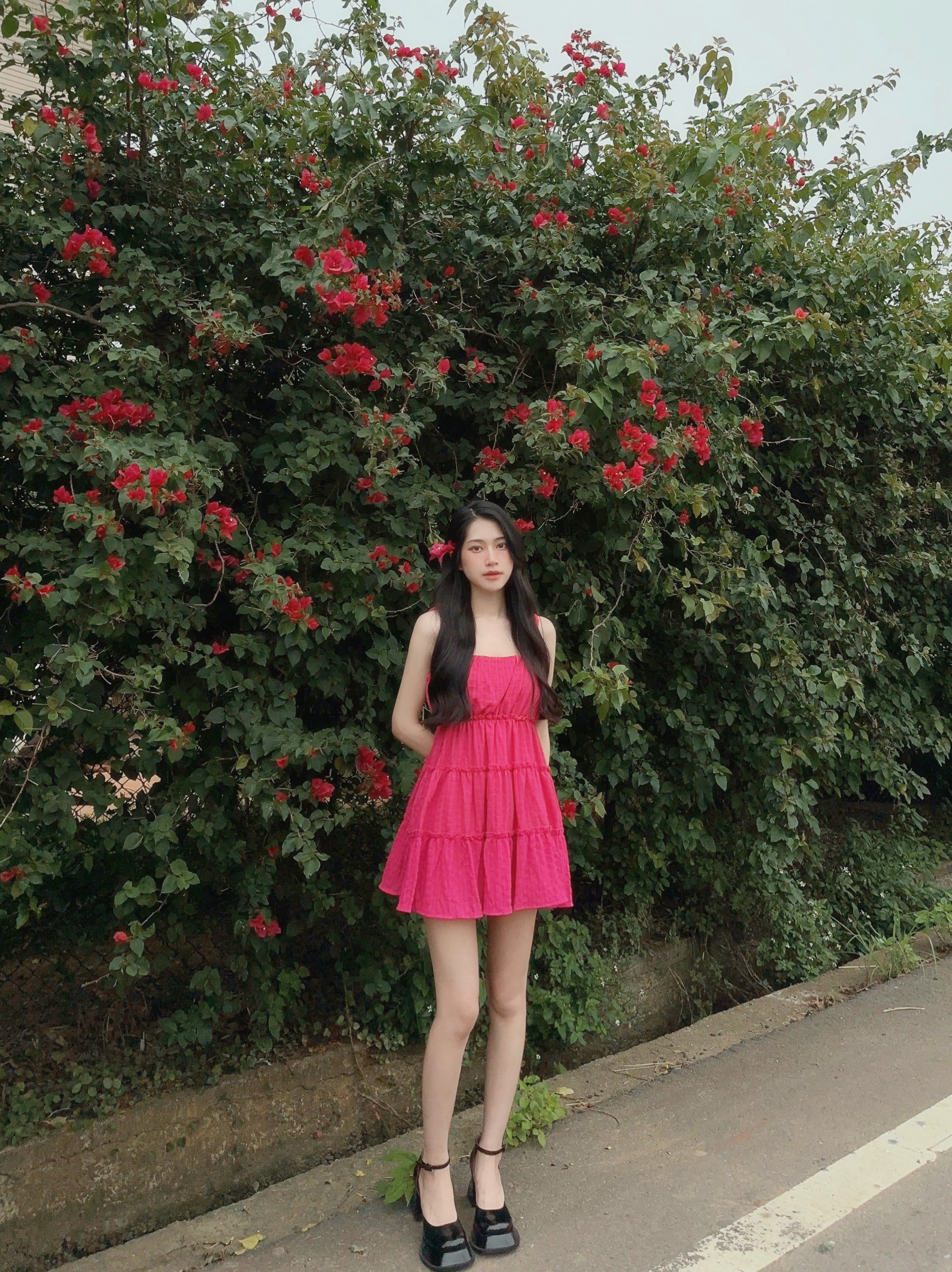 𝐂𝐡𝐢𝐞𝐬𝐭𝐮𝐝𝐢𝐨訂製·度假甜美蛋糕裙/桃色