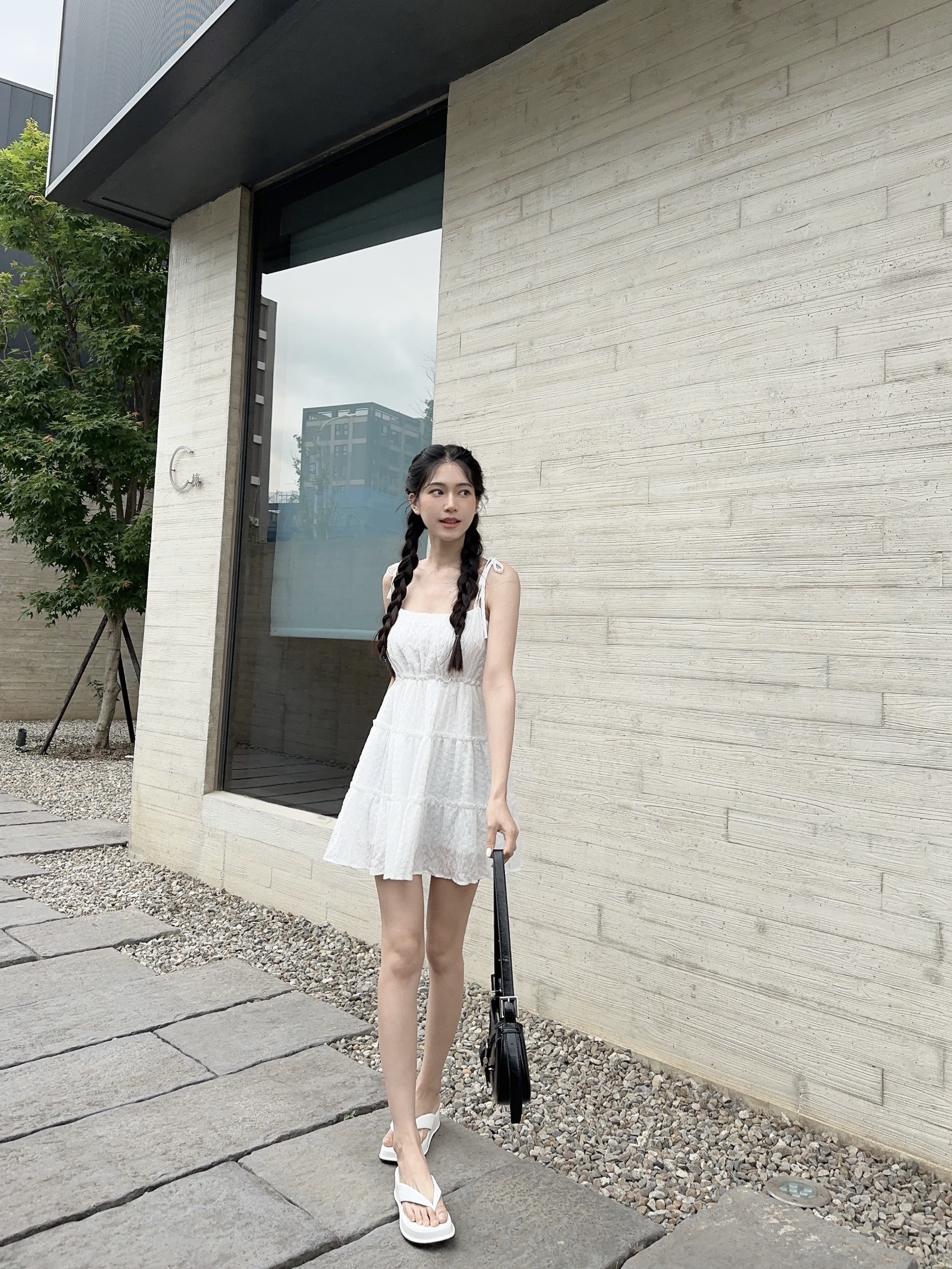 𝐂𝐡𝐢𝐞𝐬𝐭𝐮𝐝𝐢𝐨訂製·度假甜美蛋糕裙/白色