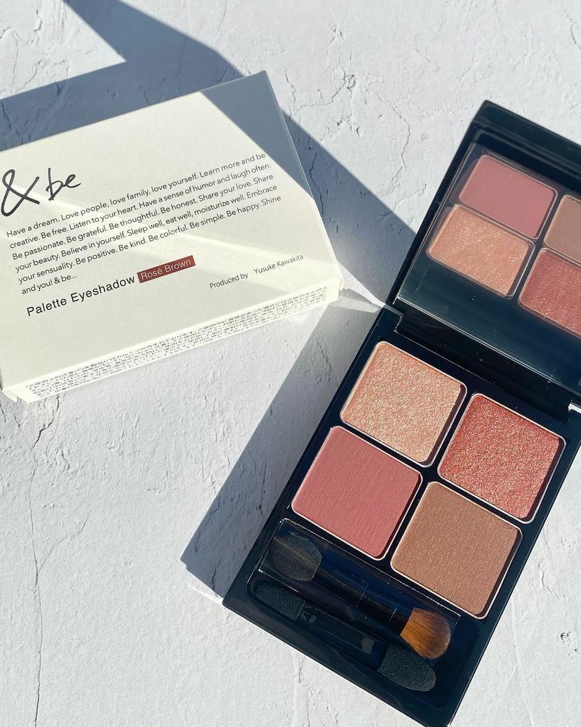 【日本河北裕介】 &be - Eye Shadow #Rose Brown皇牌四色眼影盤