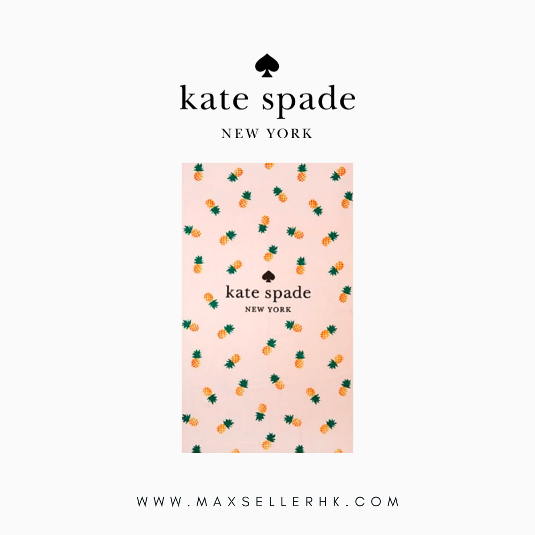 現貨｜KATE SPADE Pink Pineapple Large Beach Towel 85 * 160 cm