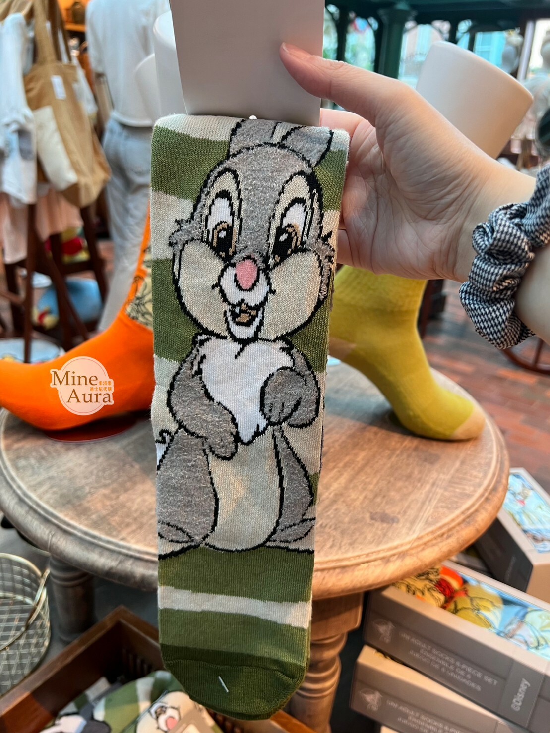 桑普兔 Thumper 圖案 襪子 小鹿斑比 Bambi -香港迪士尼樂園