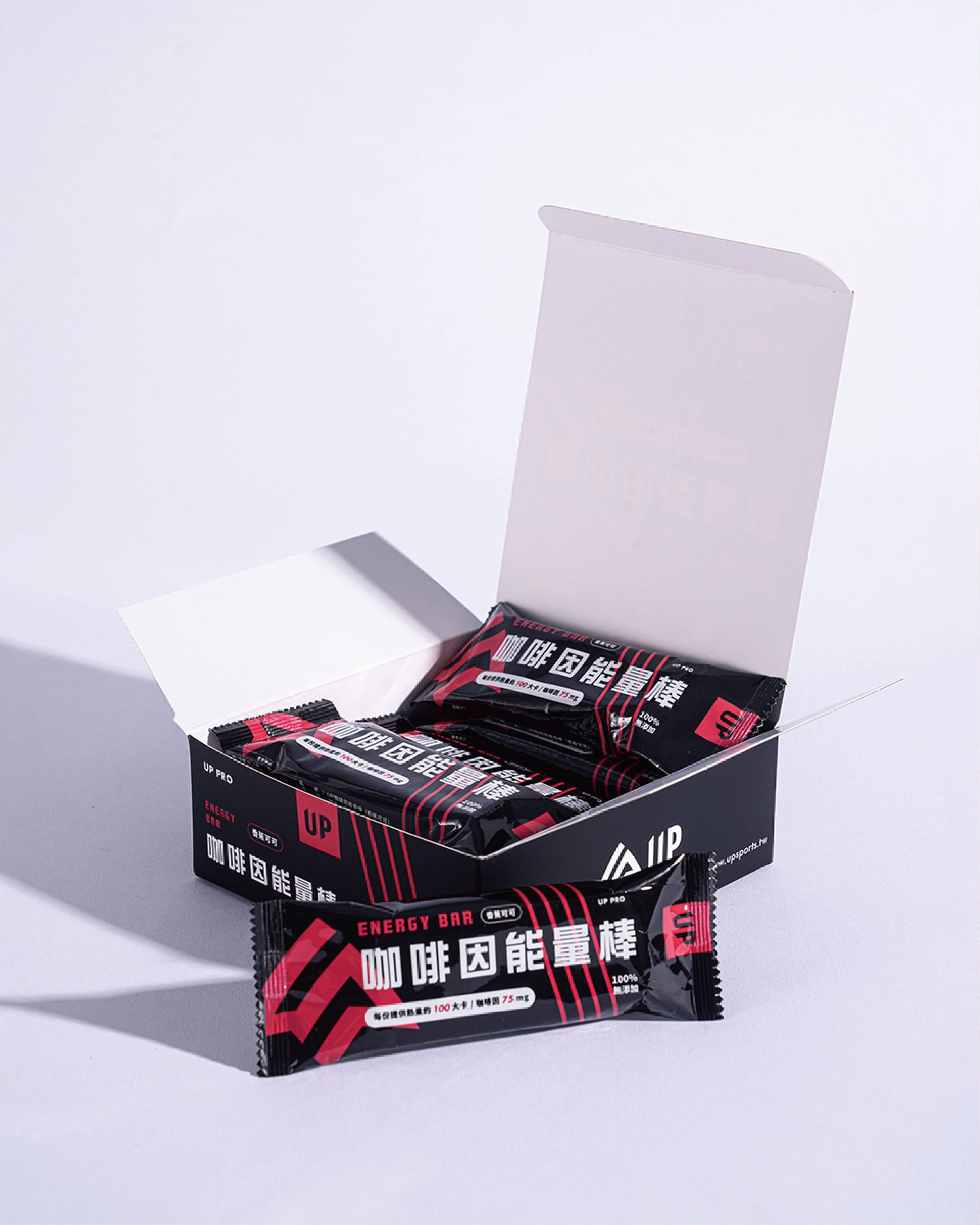 【UP Sport】咖啡因能量棒 - 香蕉可可 / 鳳梨可可 40入組