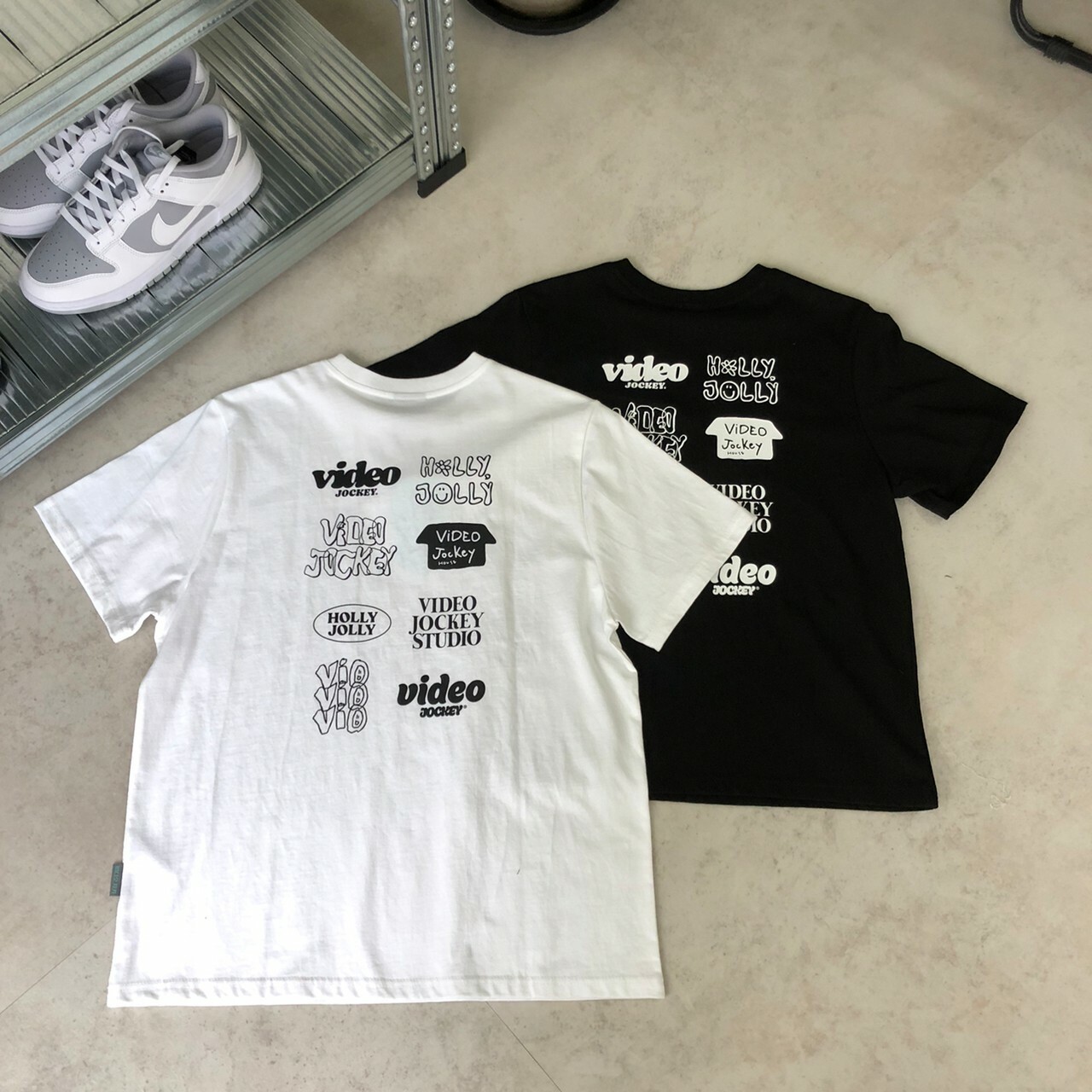 Video Jockey韓國 品牌logo設計印花短袖Tee VJ23A332