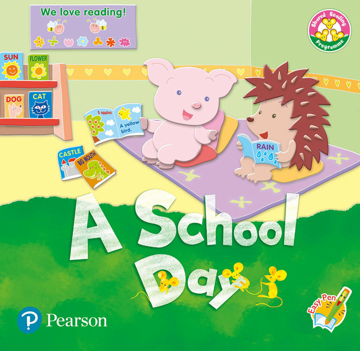 SRP(3mice) : A School Day Talking Ver (K2)(Pearson Longman 培生朗文)