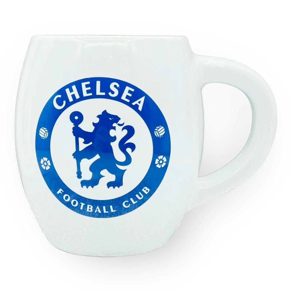 車路士白色會徽大水杯