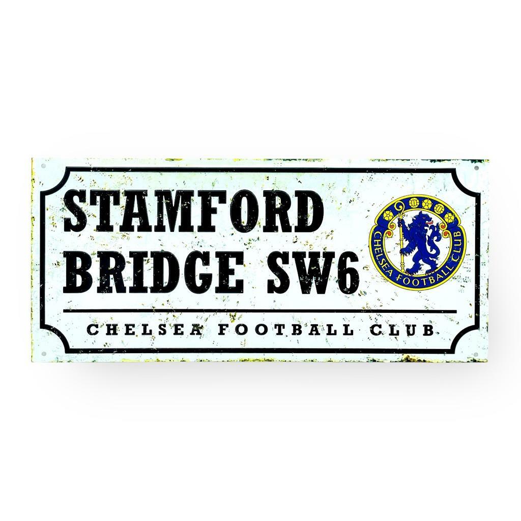 車路士古典史丹福橋球場金屬路牌