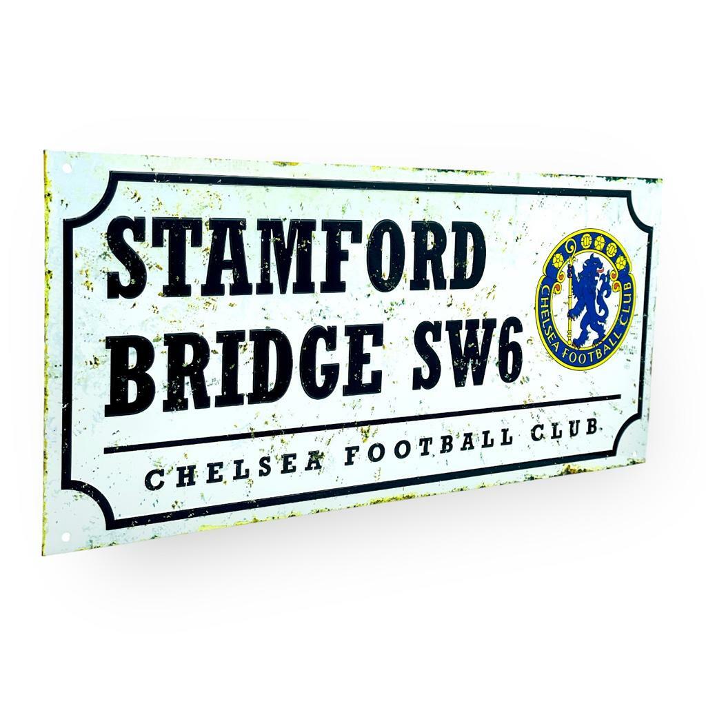 車路士古典史丹福橋球場金屬路牌