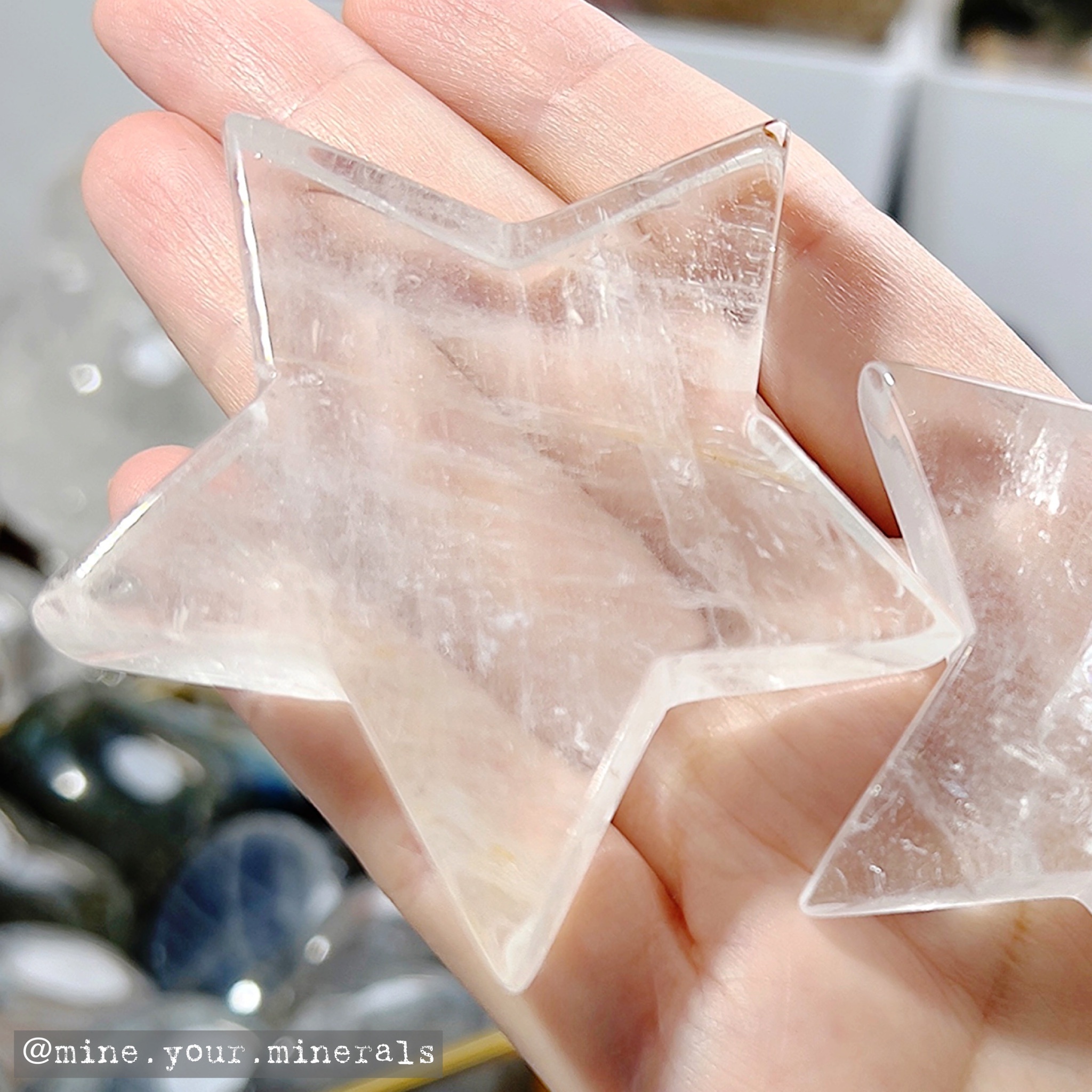 白水晶星星 