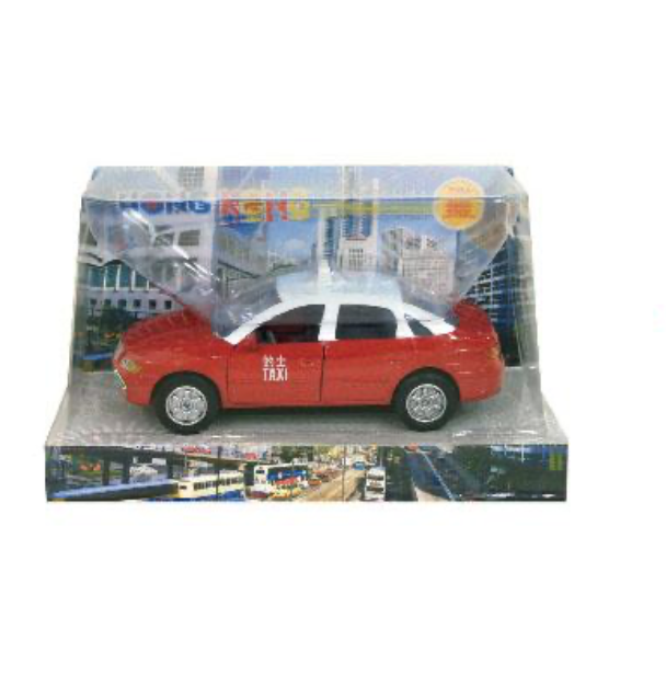 香港交通工具玩具-紅色的士 SJ007-2