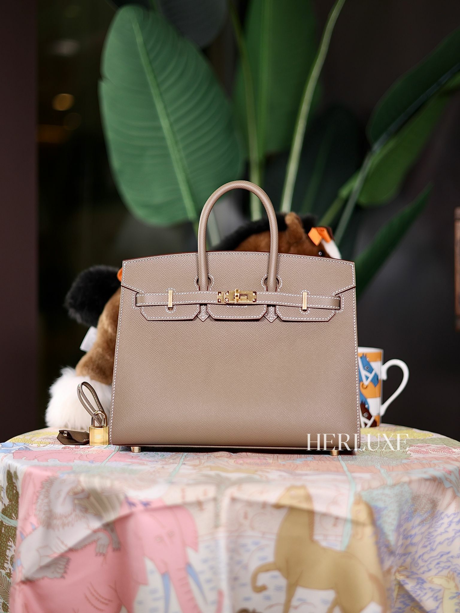 Birkin 25 18 etoupe cc epsom B