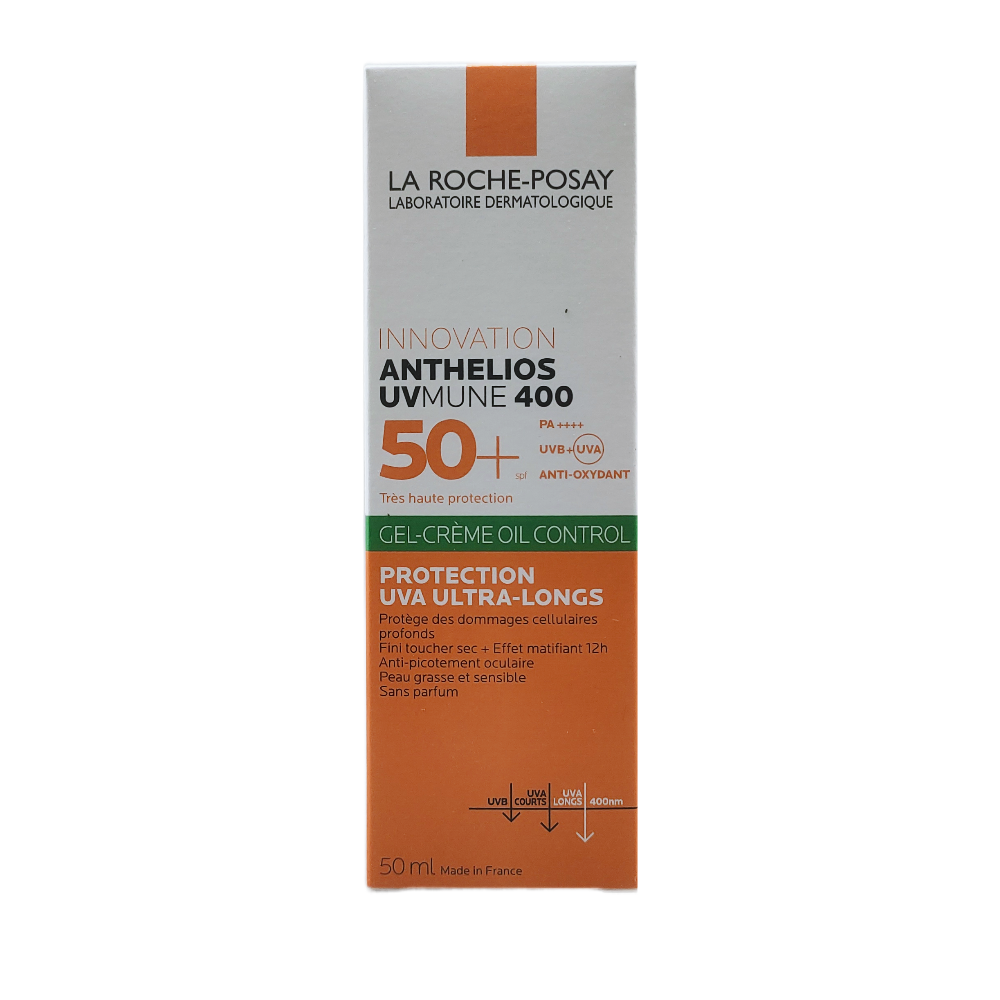 LA ROCHE-POSAY  Anthelios UVMune 400全效廣譜控油防曬乳 SPF50+ PA++++50ml