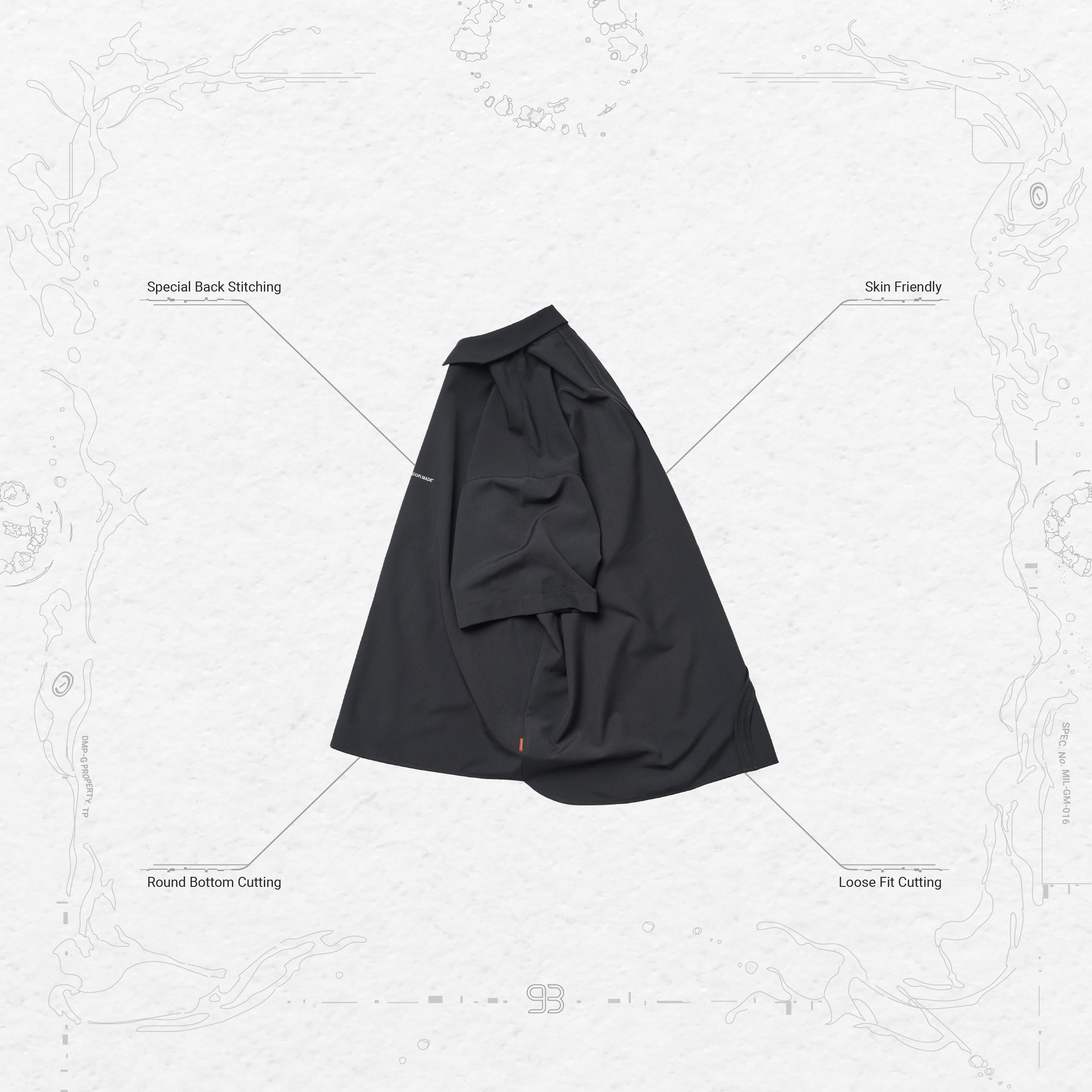 GNV-17” SOFTBOX Parabola Big Shirt - Iron