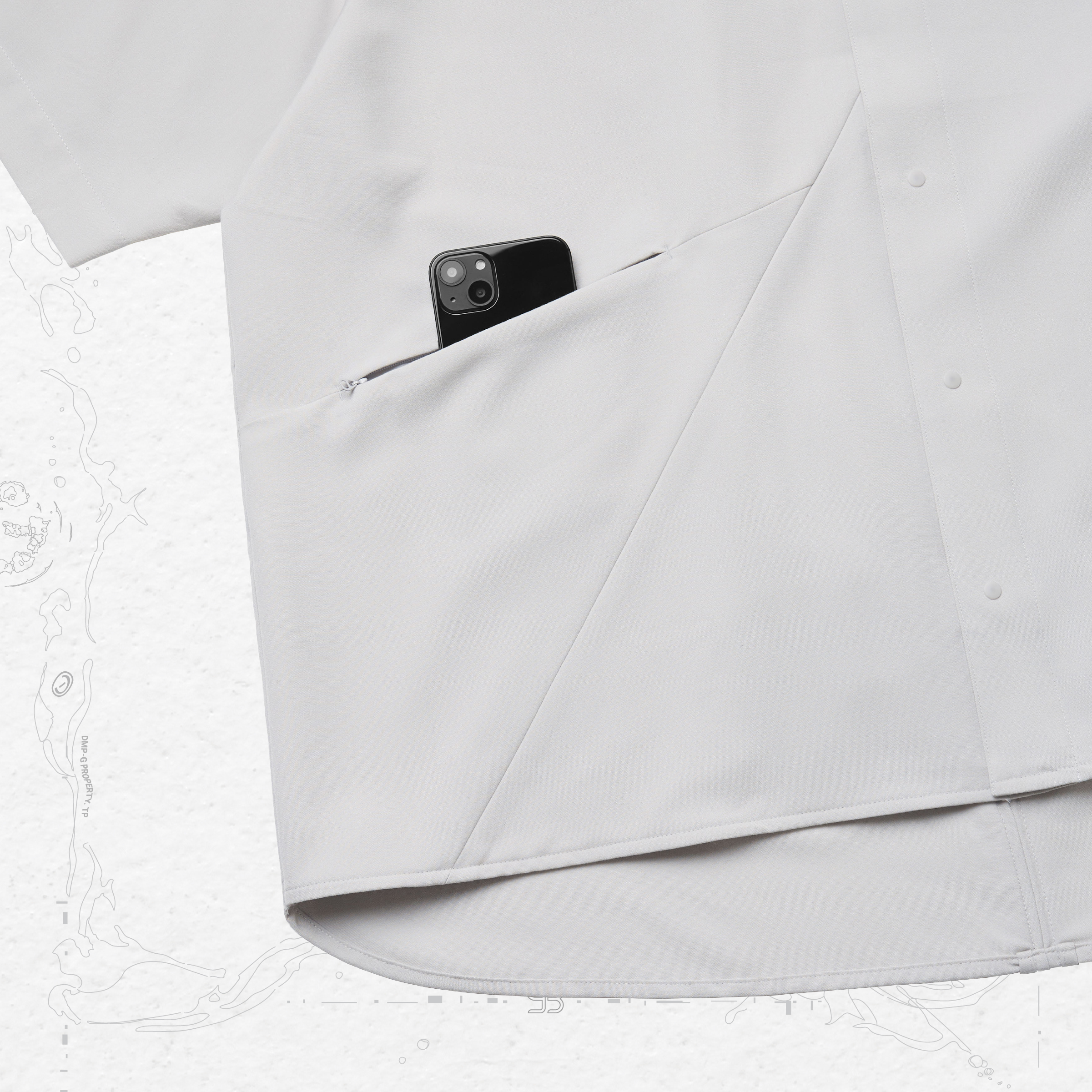 GNV-17” SOFTBOX Parabola Big Shirt - Tech-Gray