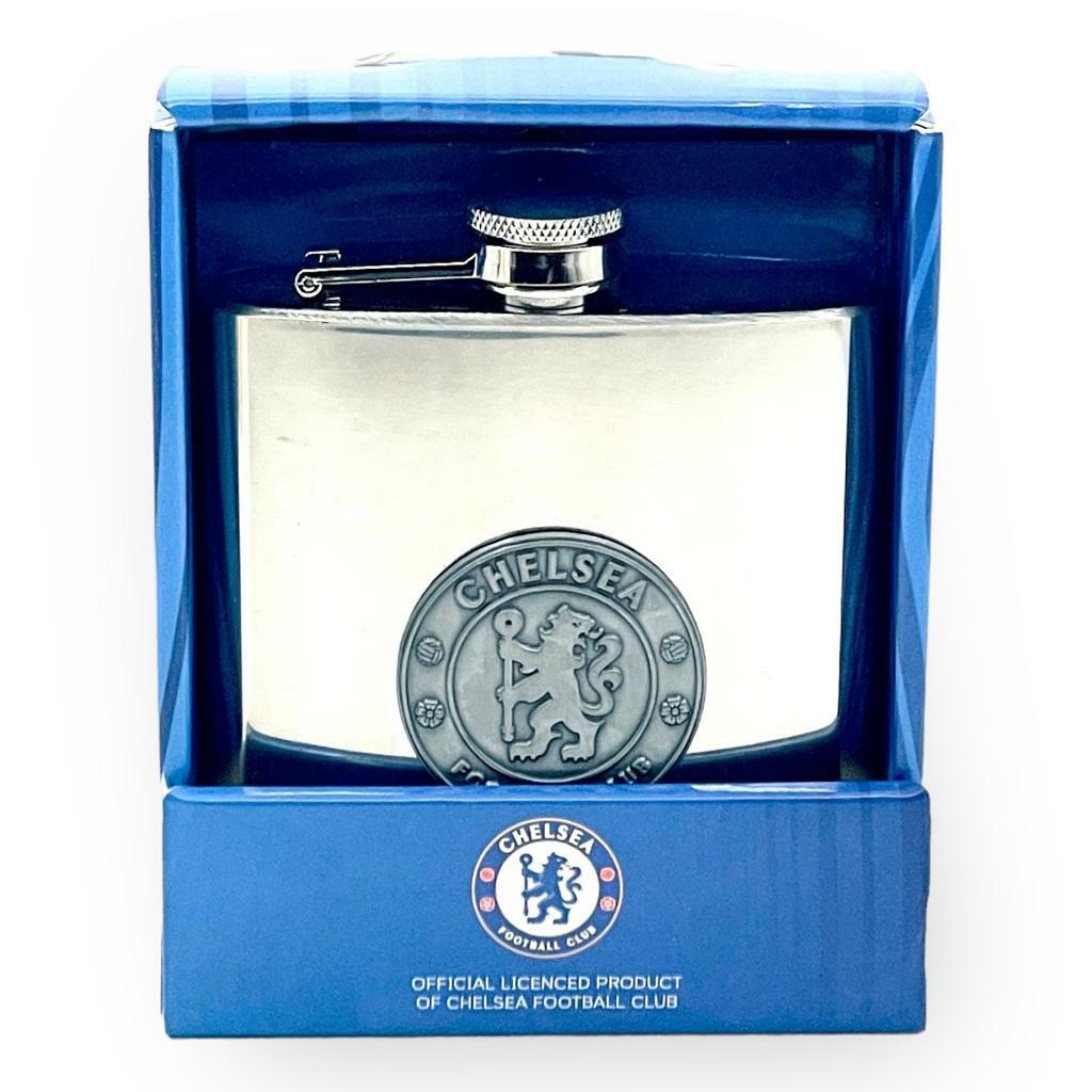 車路士金屬會徽酒壺