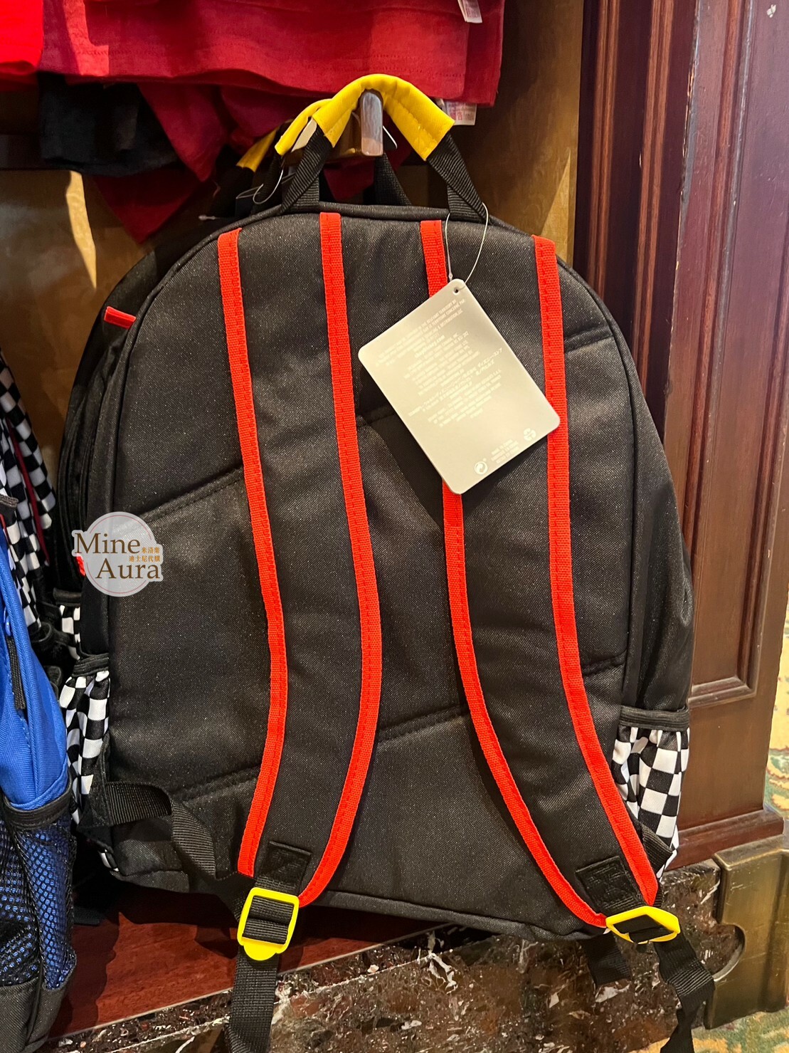 閃電麥坤 Lightning McQueen 黑紅配色 兒童 書包 後背包 汽車總動員 Cars -香港迪士尼樂園