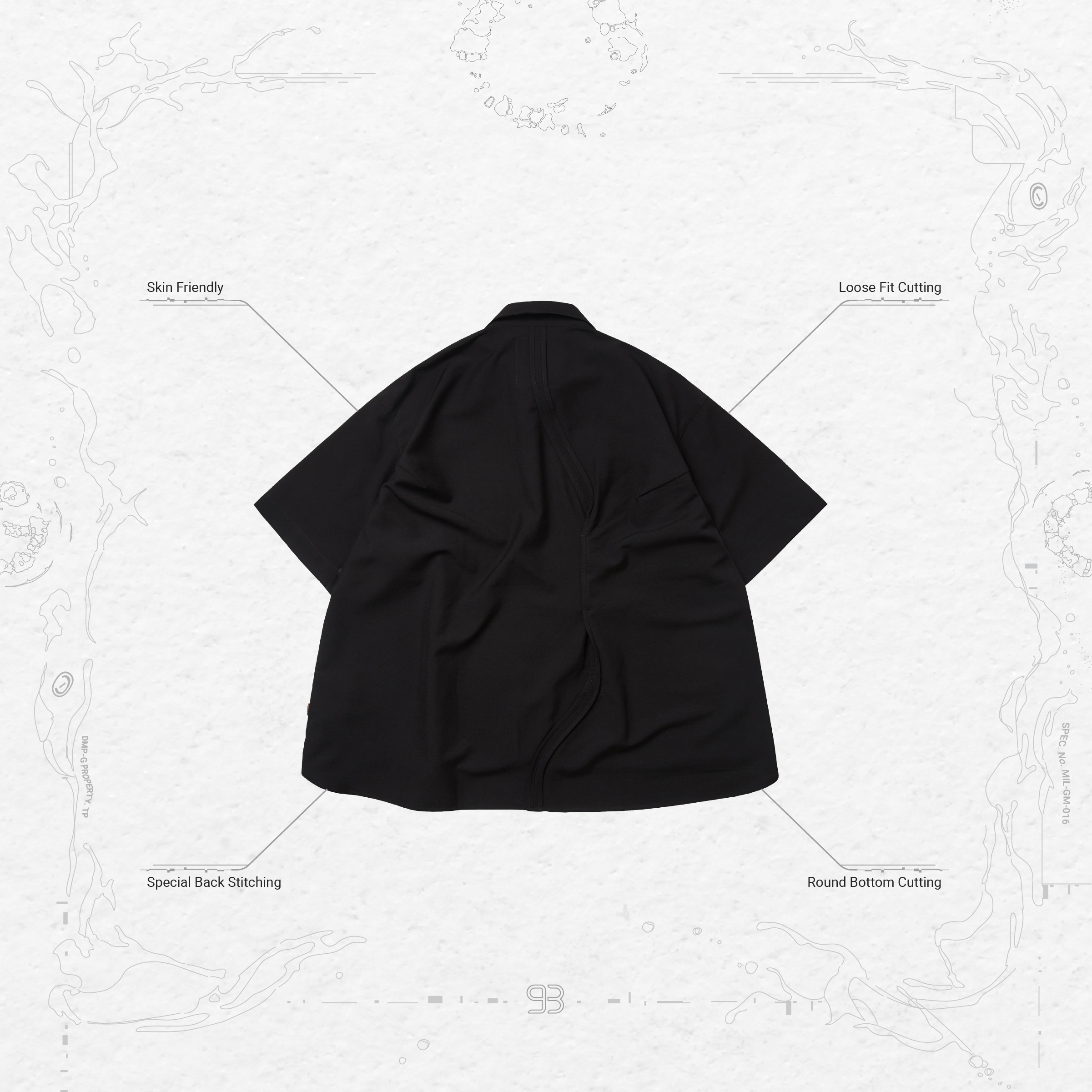 GNV-17” SOFTBOX Parabola Big Shirt - Black