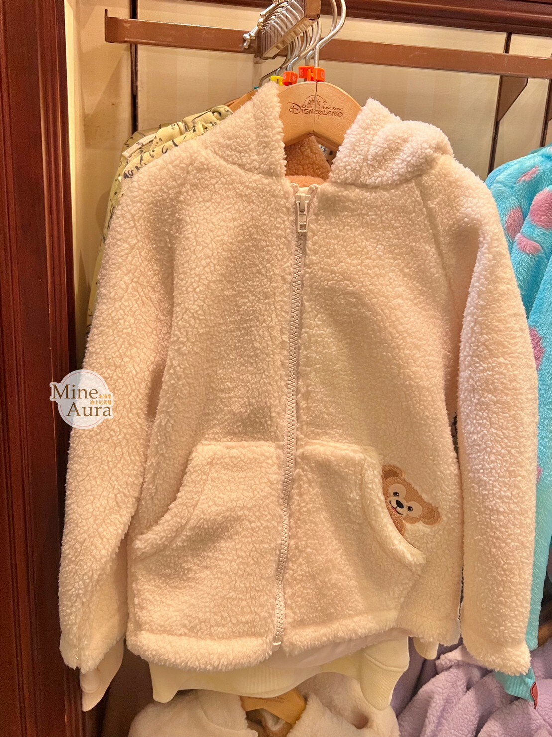 達菲 Duffy 立體耳朵連帽 造型 外套 -香港迪士尼樂園