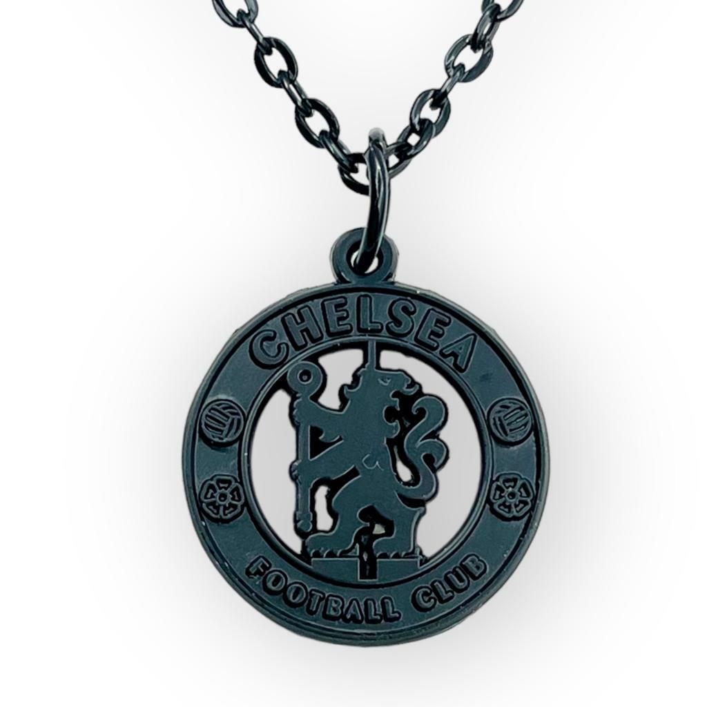 車路士全黑色會徽頸鍊