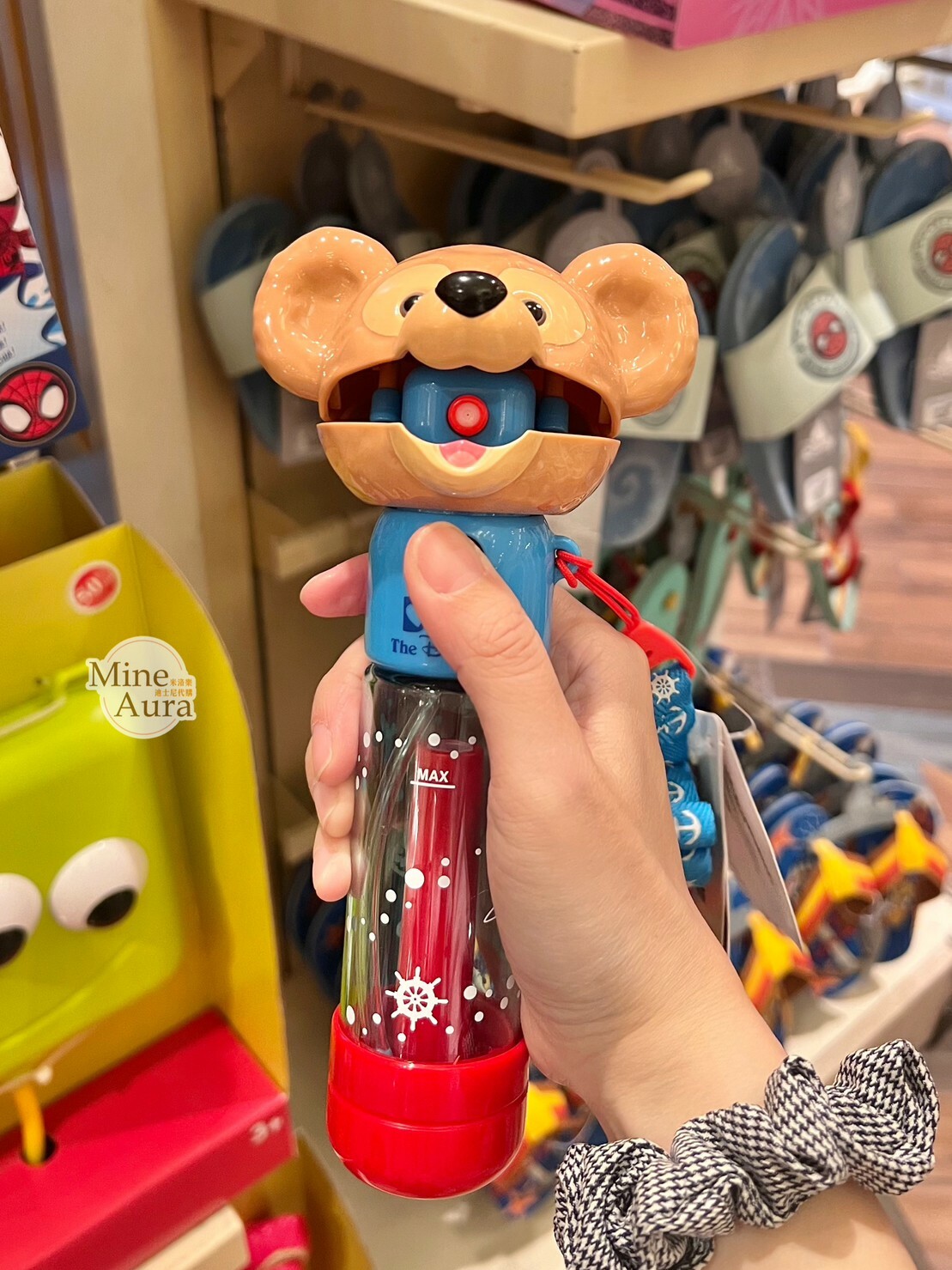 達菲 Duffy 大頭造型 降溫 消暑 噴霧器 -香港迪士尼樂園