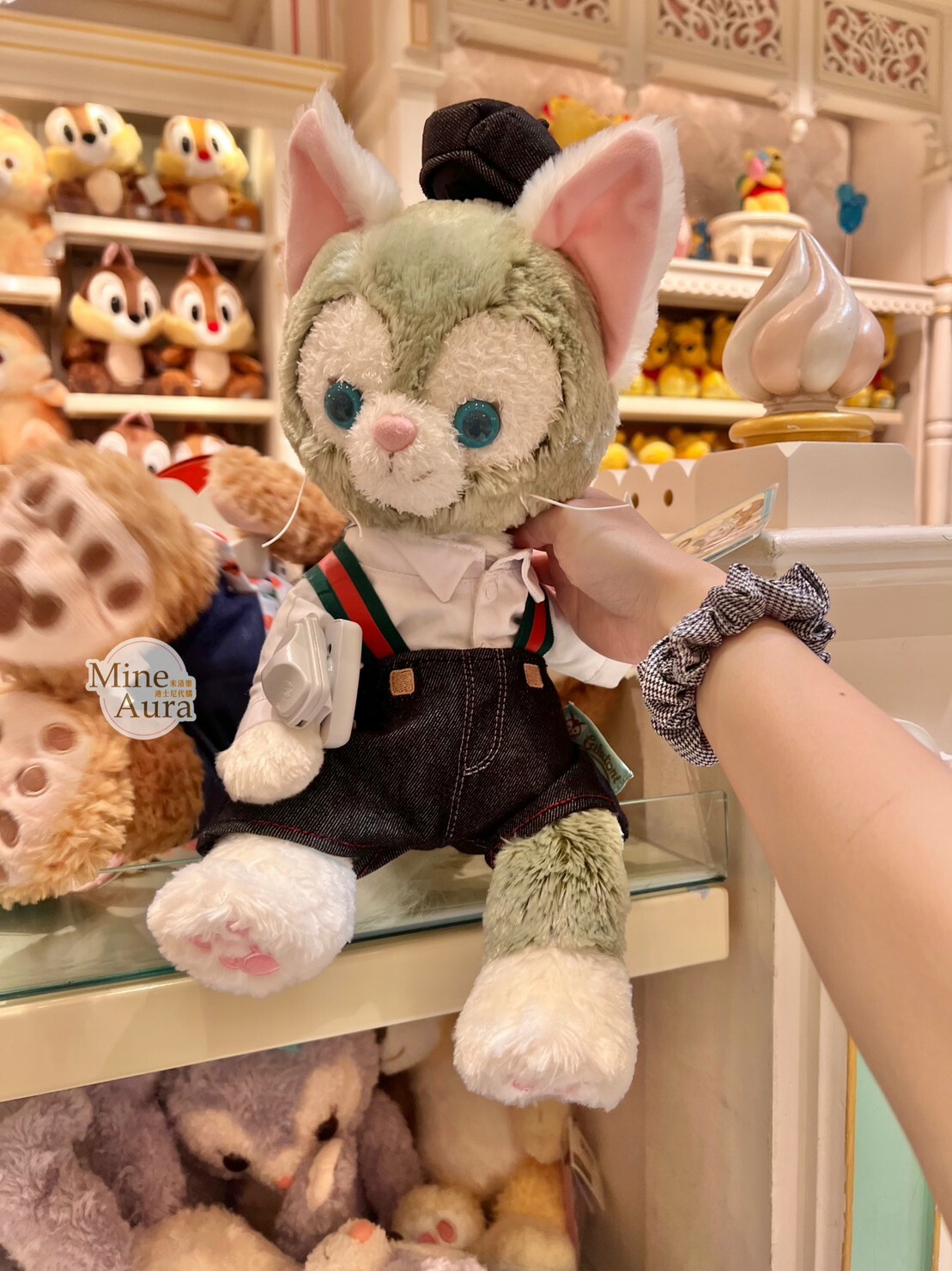 傑拉托尼 畫家貓 Gelatoni S號娃娃 牛仔裝 造型服裝 套裝 (無娃娃) -香港迪士尼樂園