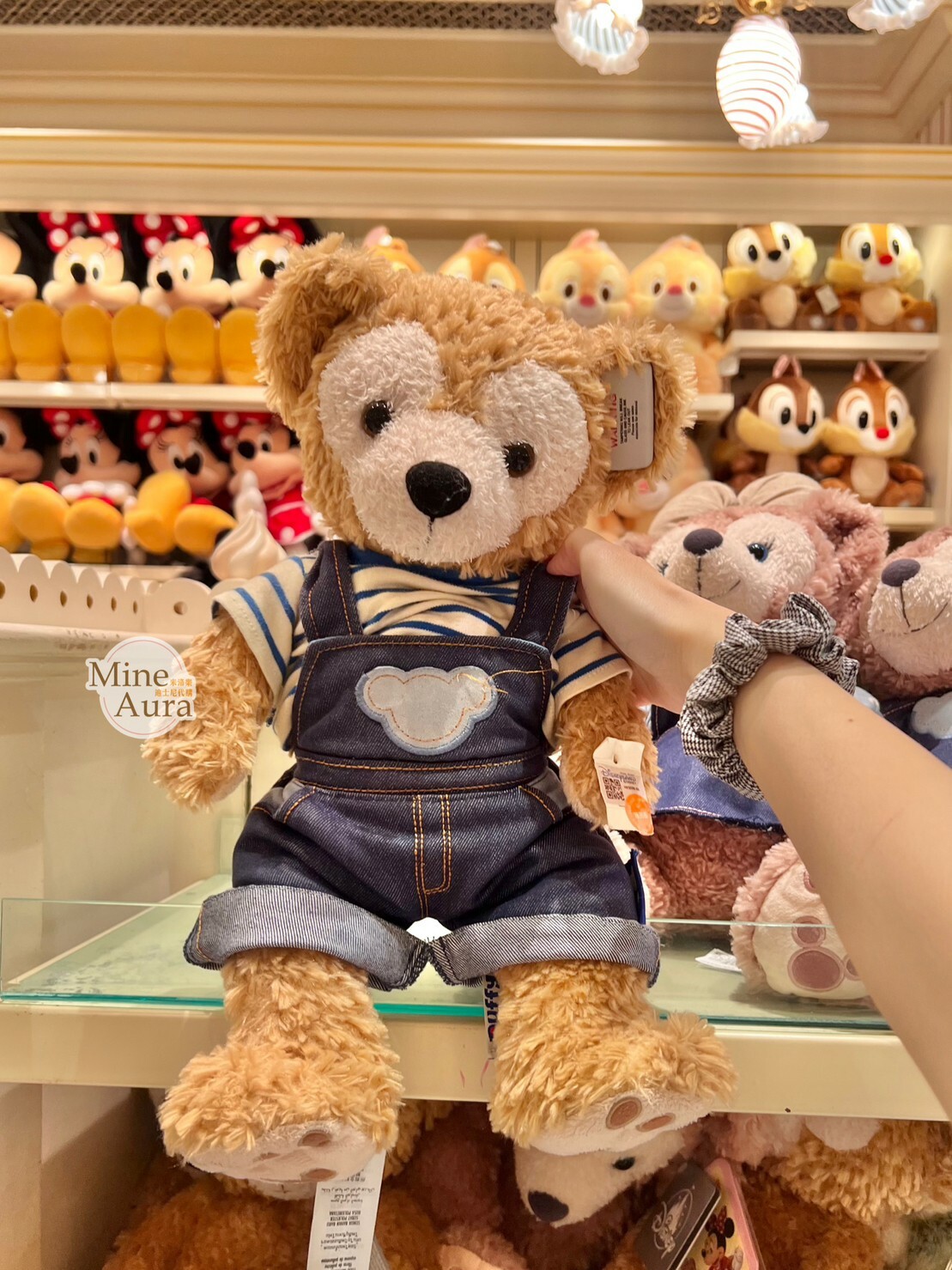 達菲 Duffy S號娃娃 牛仔裝 造型服裝 套裝 (無娃娃) -香港迪士尼樂園