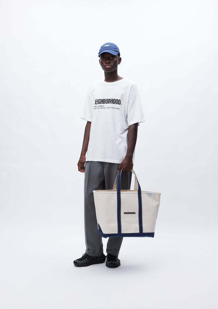 NEIGHBORHOOD NH X L.L.BEAN BLACK TOTE-S-