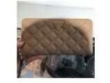 [S] GUESS GUILLY LARGE QUILTED ZIP AROUND,BEIGE, 190231695141 (SGU365)